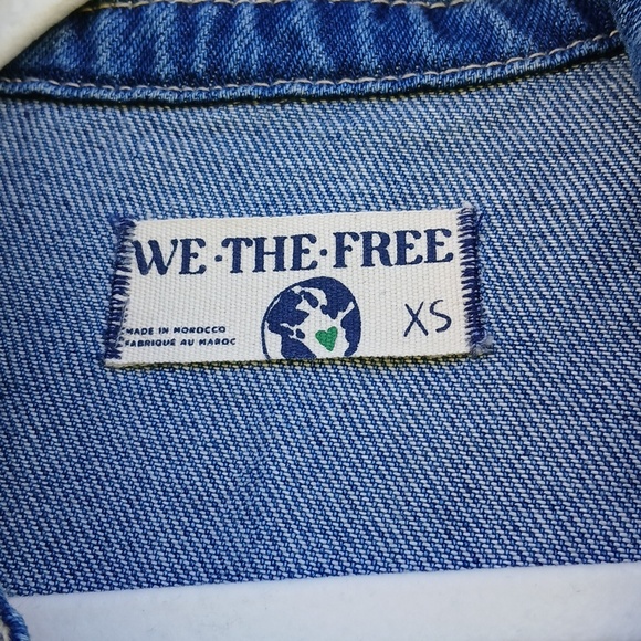 We The Free Denim Jumpsuit NWT Size XS Jeans Townes Coverall - Picture 8 of 16